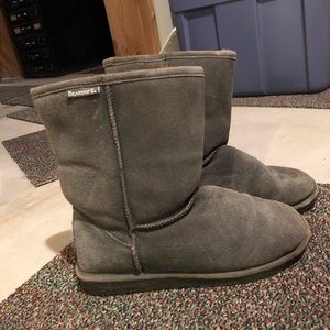 Grey bearpaw winter boots- Elle short